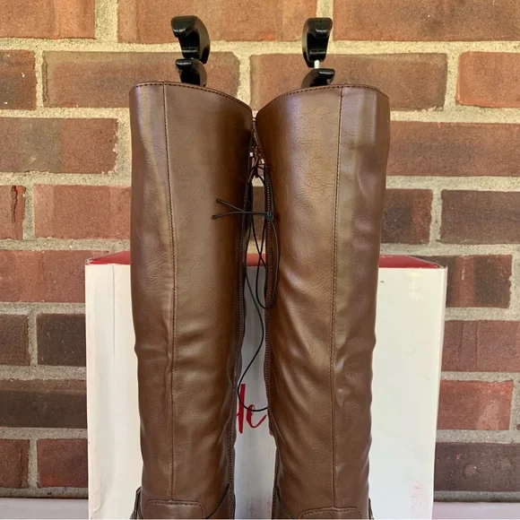 Style & Co Madixe Brown Knee High Riding Boots Women’s Size US 6 M - Picture 4 of 12
